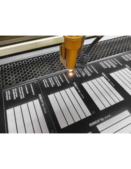 Tabliczka Dibond Uwaga Pies 20x10 cm Laminat z Grawerem