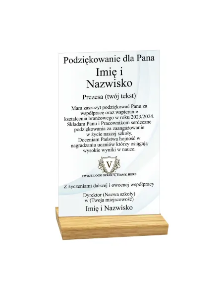 Statuetka z Twoim Nadrukiem Personalizowany z Nadrukiem