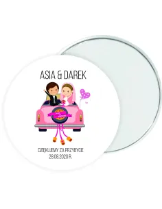 Lustereczko Lusterko Prezent Podziękowanie Gości Ślub