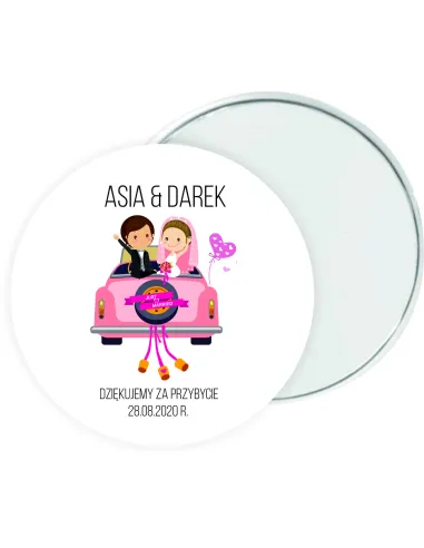 Lustereczko Lusterko Prezent Podziękowanie Gości Ślub