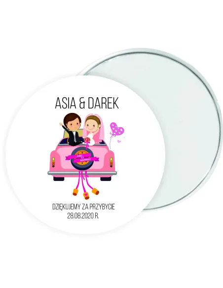 Lustereczko Lusterko Prezent Podziękowanie Gości Ślub
