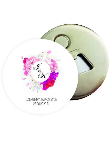 Otwieracz z Magnesem Prezent Podziękowanie dla Gości za