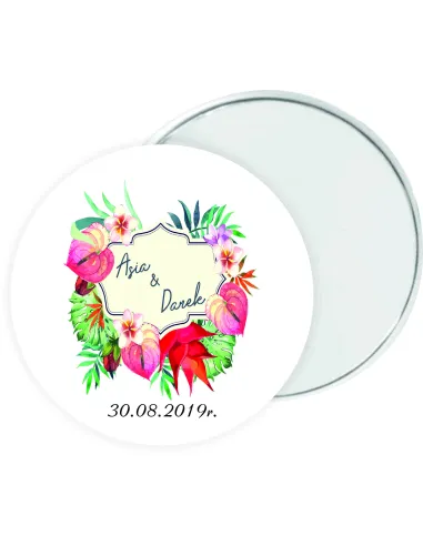 Lustereczko Lusterko Prezent Podziękowanie Gości Ślub