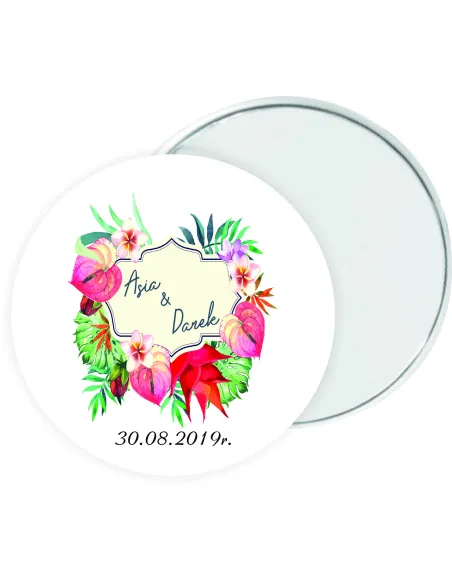 Lustereczko Lusterko Prezent Podziękowanie Gości Ślub