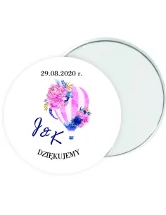 Magnes Personalizowany Prezent Podziękowanie Gości Ślub