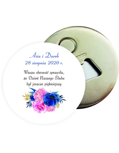 Otwieracz z Magnesem Prezent Podziękowanie dla Gości za