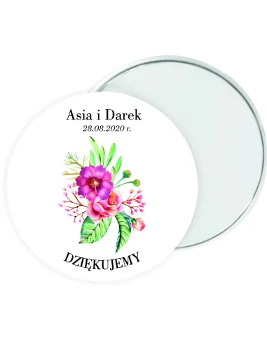 Magnes Personalizowany Prezent Podziękowanie Gości Ślub