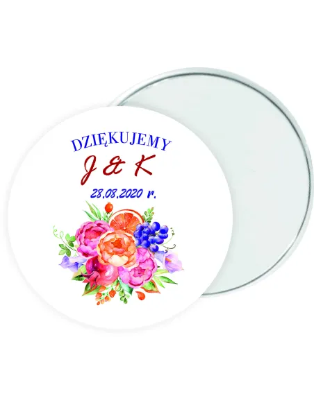 Magnes Personalizowany Prezent Podziękowanie dla Gości