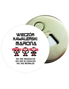 Otwieracz z Magnesem Prezent – Kawalerski Wzory Imieniem