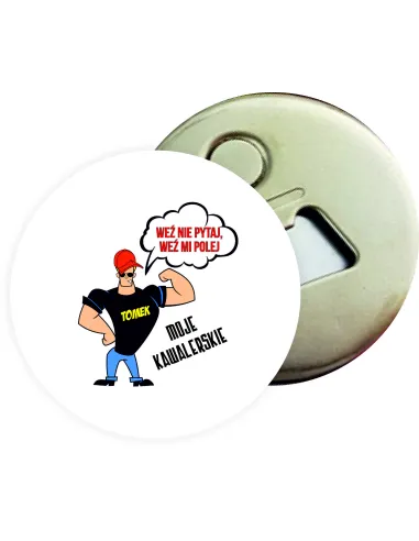 Otwieracz z Magnesem Prezent – Kawalerski Wzory Imieniem