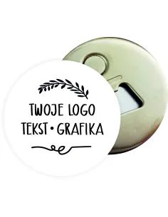 Otwieracz z Magnesem Reklamowe Twoim logo Tekstem Grafiką