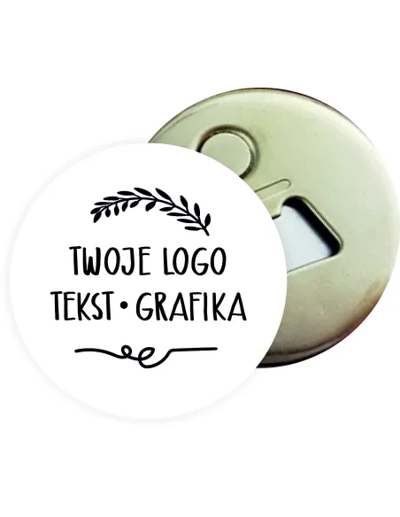 Otwieracz z Magnesem Reklamowe Twoim logo Tekstem Grafiką