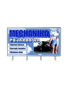 Baner Reklamowy 130x80cm Projekt Gratis Plandeka Mechanika