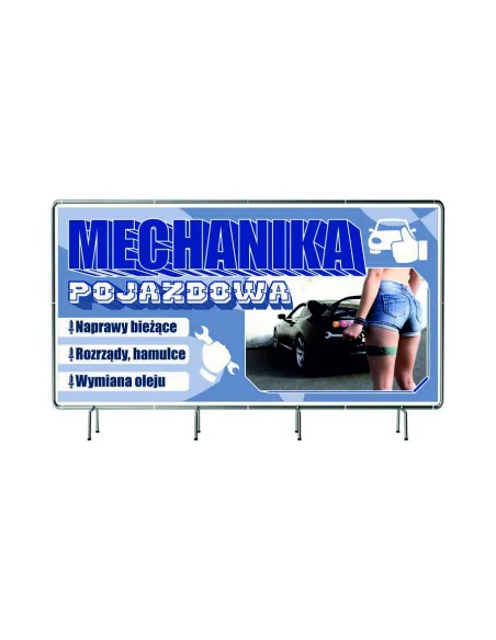 Baner Reklamowy 130x80cm Projekt Gratis Plandeka Mechanika