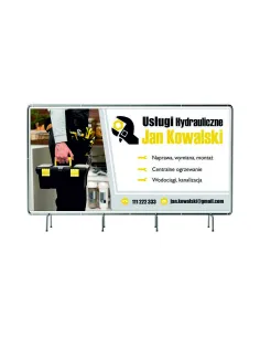 Baner Reklamowy 100x200cm Projekt Gratis Plandeka Usługi