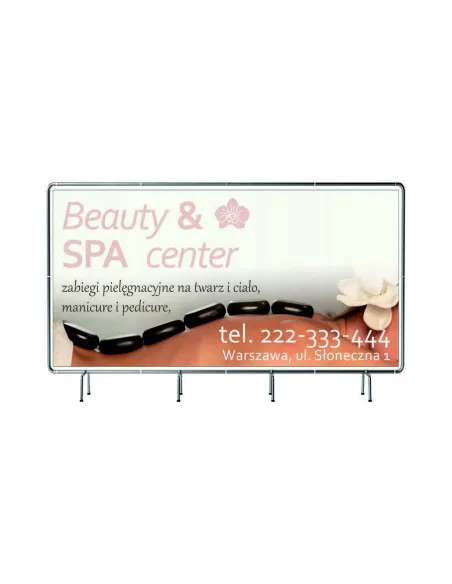 Baner 100x200cm Reklamowy Beauty Spa Duży Wybór Projekt