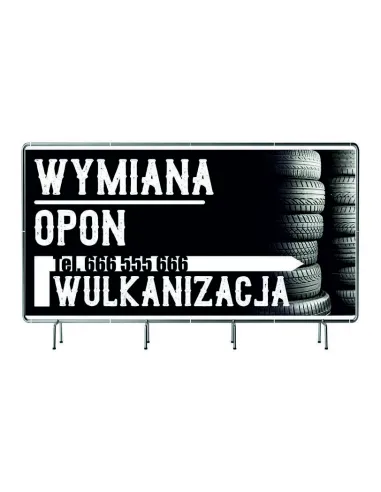 Baner Reklamowy 100x50cm Projekt Gratis Plandeka Wymiana