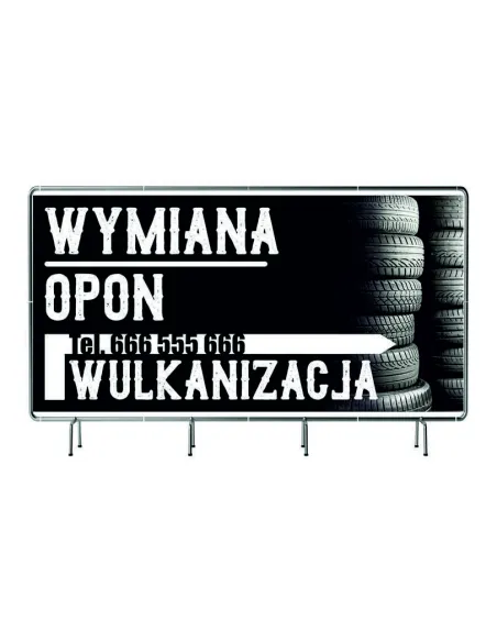 Baner Reklamowy 100x50cm Projekt Gratis Plandeka Wymiana