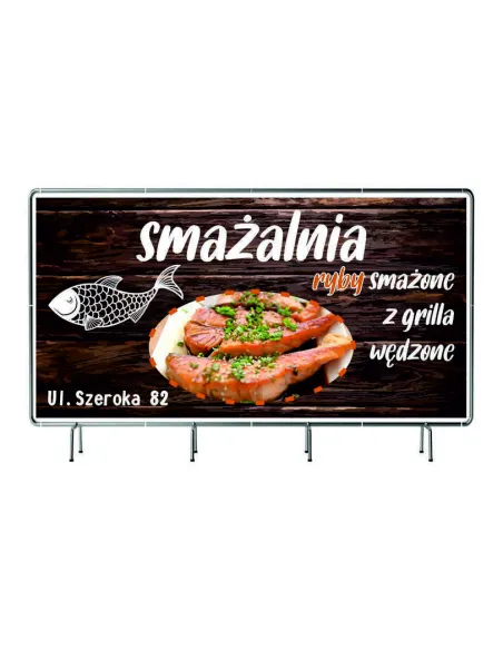 Baner z Nadrukiem Reklamowy 130x80cm Duży Wybór Wzorów