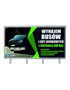 Baner z Nadrukiem Reklamowy 100x200cm Duży Wybór Projekt