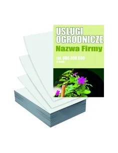 Ulotki A6 100szt Reklamowe Firmowe Gotowe Wzory Usługi