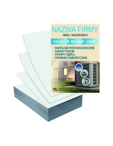 Ulotki A4 100 szt Reklamowe Firmowe Duży Wybór Wzorów