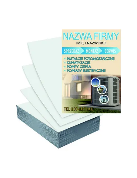 Ulotki A4 100 szt Reklamowe Firmowe Duży Wybór Wzorów