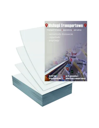 Ulotki A4 1000szt Reklamowe 1000szt Firmowe Duży Wybór