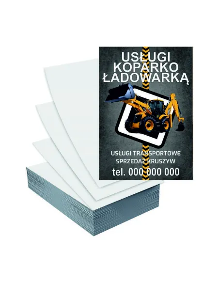 Ulotki A4 1000szt Reklamowe – Firmowe Duży Wybór Usługi