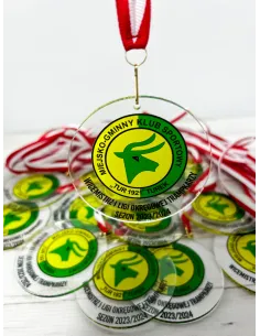 Medal z Plexi 8 Twoim Wzorem Nadrukiem Personalizowany