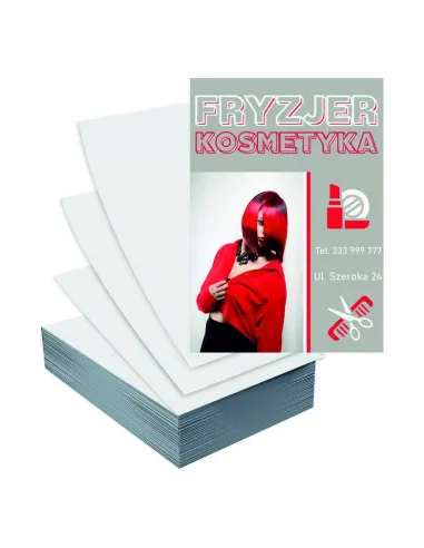Ulotki A6 100szt Reklamowe Firmowe Gotowe Wzory Fryzjer