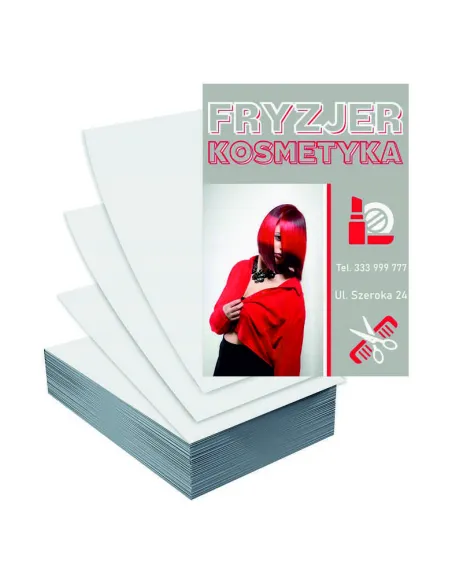Ulotki A6 100szt Reklamowe Firmowe Gotowe Wzory Fryzjer