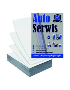 Ulotki A6 5000szt Reklamowe – Firmowe Gotowe Wzory Auto