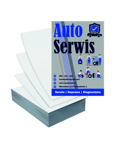Ulotki A6 5000szt Reklamowe – Firmowe Gotowe Wzory Auto