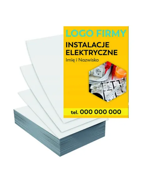 Ulotki A4 100szt Reklamowe Reklamowy Firmowe Duży Wybór