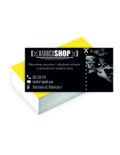 Wizytówki 100szt Firmowe Barber Shop Gotowe Projekty