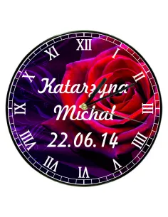 Zegar Prezent z Twoim Zdjęciem Imieniem Grafiką Tekst