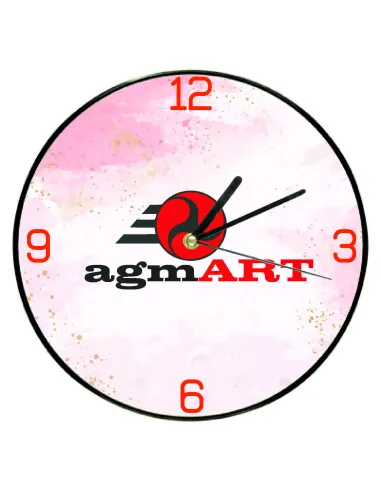 Zegar Ścienny Reklamowy z Twoją Grafiką Tekstem logo Firmy