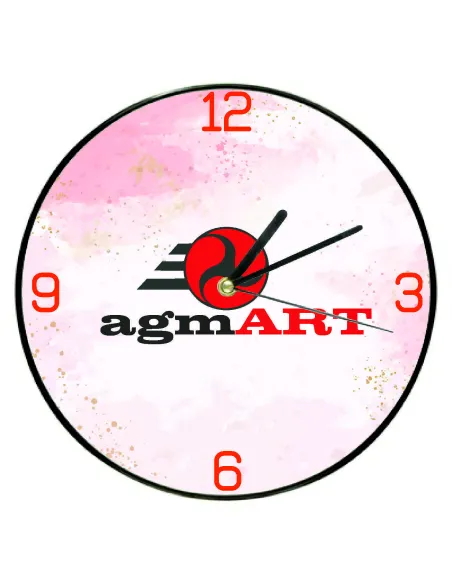 Zegar Ścienny Reklamowy z Twoją Grafiką Tekstem logo Firmy