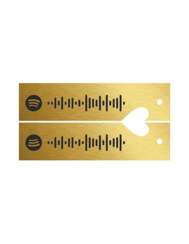 Breloki do Kluczy Spotify Wasza Piosenka Personalizowany