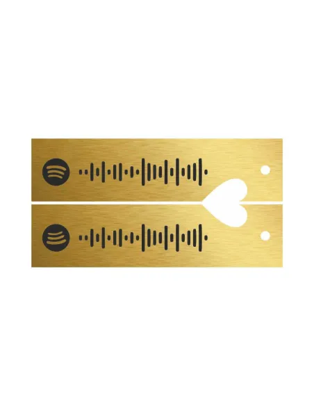 Breloki do Kluczy Spotify Wasza Piosenka Personalizowany