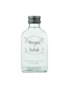 Buteleczka Setka na Wesele 150 szt Ślub Własnym Tekstem