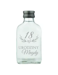 Buteleczka Setka na 18 Urodziny Osiemnastkę Własny Tekst