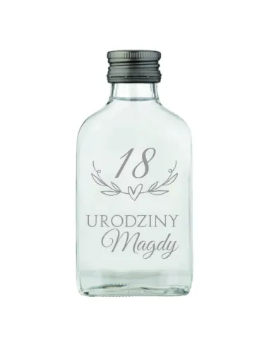 Buteleczka Setka na 18 Urodziny Osiemnastkę Własny Tekst
