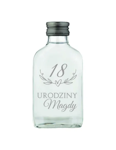 Buteleczka Setka na 18 Urodziny Osiemnastkę Własny Tekst
