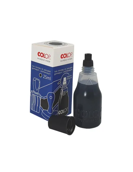 Tusz do Pieczątek Gumowych i Polimerowych Wodny Czarny