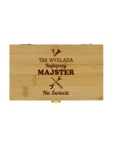 Skrzynka z Narzędziami Prezent na Urodziny Twój Tekst