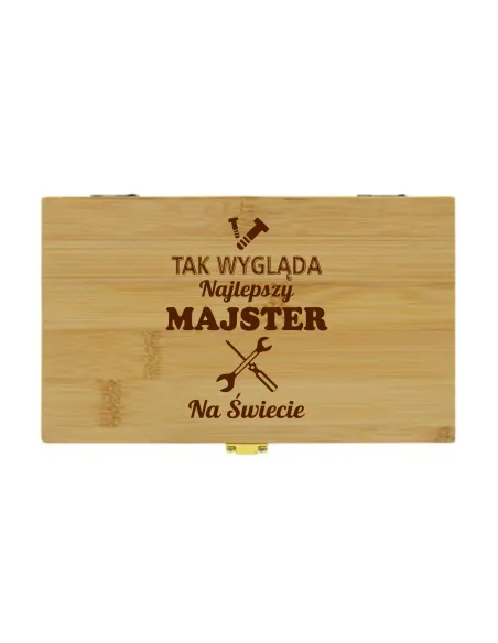 Skrzynka z Narzędziami Prezent na Urodziny Twój Tekst