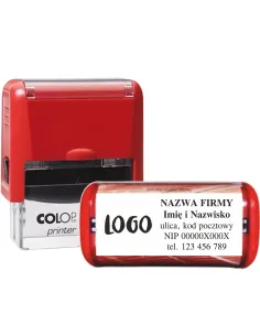 Pieczątka Automatyczna 47x18 Colop C30 logo Nazwa Firmy