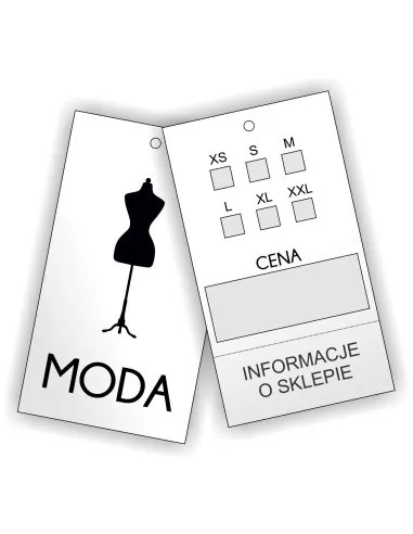 Etykiety Metki na Odzież Ubrania Twoje logo Nadruk Różne